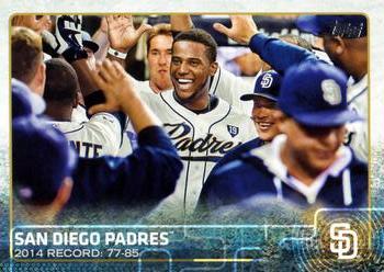 2015 Topps #342 San Diego Padres Front