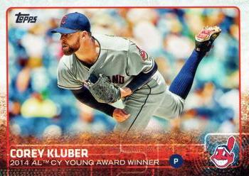 2015 Topps #487 Corey Kluber Front