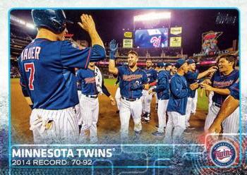 2015 Topps #504 Minnesota Twins Front