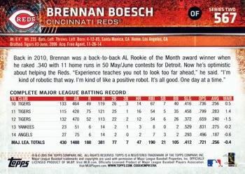 2015 Topps #567 Brennan Boesch Back