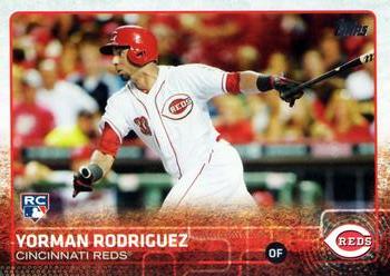 2015 Topps #641 Yorman Rodriguez Front