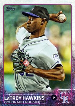 2015 Topps #683 LaTroy Hawkins Front