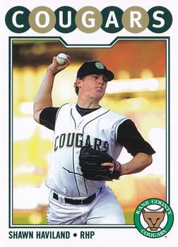 2009 Grandstand Kane County Cougars #8 Shawn Haviland Front