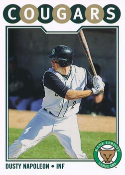 2009 Grandstand Kane County Cougars #20 Dusty Napoleon Front
