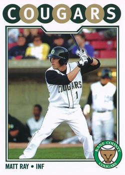 2009 Grandstand Kane County Cougars #21 Matt Ray Front