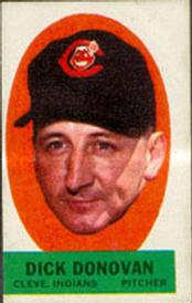 1963 Topps - Peel-Offs #NNO Dick Donovan Front