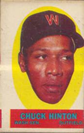 1963 Topps - Peel-Offs #NNO Chuck Hinton Front