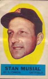 1963 Topps - Peel-Offs #NNO Stan Musial Front
