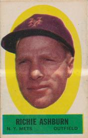 1963 Topps - Peel-Offs #NNO Richie Ashburn Front