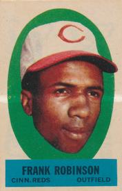 1963 Topps - Peel-Offs #NNO Frank Robinson Front