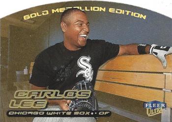 2000 Ultra - Gold Medallion #63G Carlos Lee Front