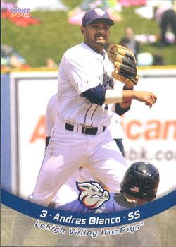 2014 Choice Lehigh Valley IronPigs #2 Andres Blanco Front