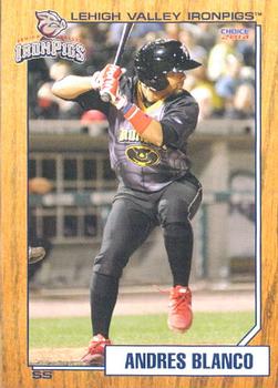 2014 Choice Lehigh Valley IronPigs Update #3 Andres Blanco Front