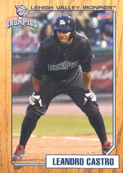 2014 Choice Lehigh Valley IronPigs Update #6 Leandro Castro Front