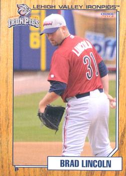 2014 Choice Lehigh Valley IronPigs Update #15 Brad Lincoln Front