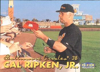 2001 Fleer Cal Ripken, Jr. Career Highlights Box Set #8 Cal Ripken Jr. Front