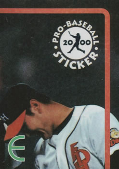 2000 Epoch Pro-Baseball Stickers - Puzzles #PZ003 Fukuoka Daiei Hawks Front