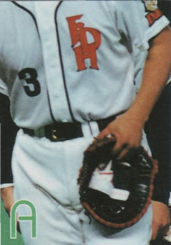 2000 Epoch Pro-Baseball Stickers - Puzzles #PZ005 Fukuoka Daiei Hawks Front
