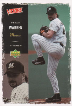 2000 Upper Deck Victory Japan #18 Brian Warren Front