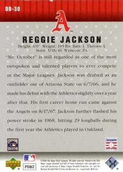 2006 Upper Deck - Diamond Debut #DD-30 Reggie Jackson Back