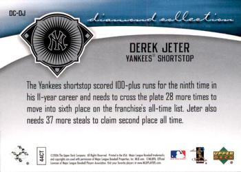 2006 Upper Deck - Diamond Collection #DC-DJ Derek Jeter Back