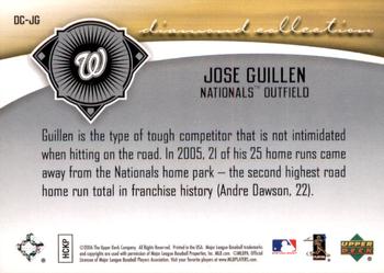 2006 Upper Deck - Diamond Collection #DC-JG Jose Guillen Back