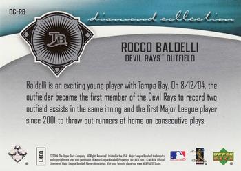 2006 Upper Deck - Diamond Collection #DC-RB Rocco Baldelli Back