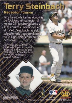 1997 Pacific Prism Invincible #60 Terry Steinbach Back
