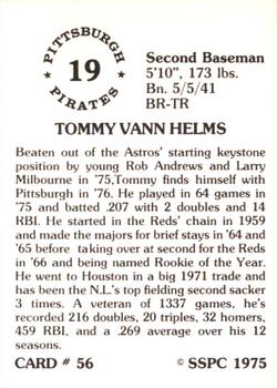 1976 SSPC #56 Tommy Helms Back