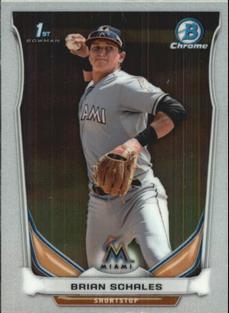 2014 Bowman Chrome Mini #97 Brian Schales Front