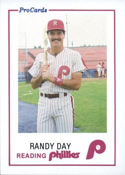 1985 ProCards Reading Phillies #2 Randy Day Front