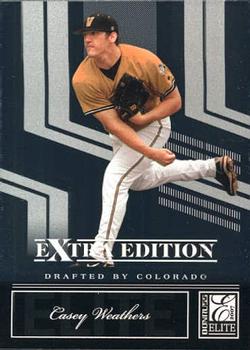 2007 Donruss Elite Extra Edition #12 Casey Weathers Front