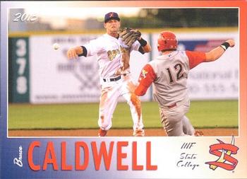 2013 Grandstand State College Spikes #6 Bruce Caldwell Front