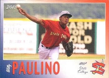 2013 Grandstand State College Spikes #21 Willy Paulino Front