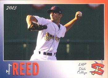 2013 Grandstand State College Spikes #28 Jimmy Reed Front