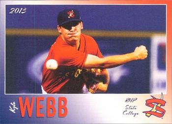2013 Grandstand State College Spikes #35 Kyle Webb Front
