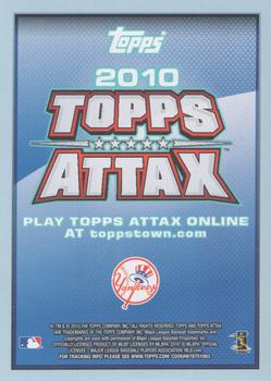 2010 Topps Attax - Champions #NNO Mickey Mantle Back