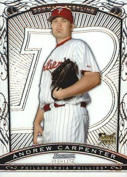 2009 Bowman Sterling #BS-AC Andrew Carpenter Front