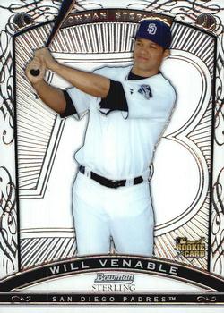2009 Bowman Sterling #BS-WV Will Venable Front