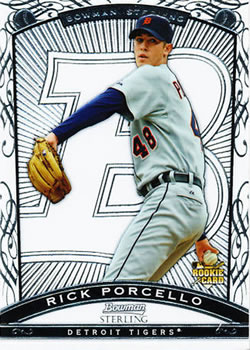 2009 Bowman Sterling #BS-RP Rick Porcello Front