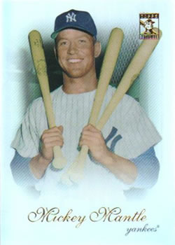2009 Topps Tribute #7 Mickey Mantle Front