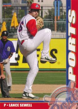 2009 Choice Stockton Ports #6 Lance Sewell Front
