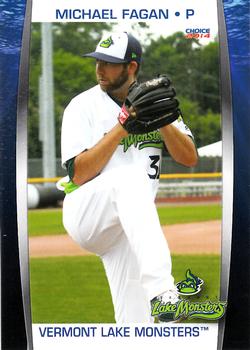 2014 Choice Vermont Lake Monsters #6 Michael Fagan Front