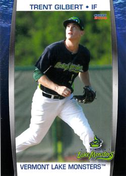 2014 Choice Vermont Lake Monsters #7 Trent Gilbert Front