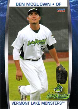 2014 Choice Vermont Lake Monsters #17 Ben McQuown Front