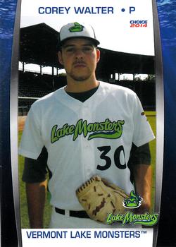 2014 Choice Vermont Lake Monsters #36 Corey Walter Front