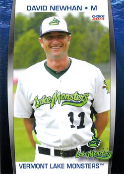 2014 Choice Vermont Lake Monsters #37 David Newhan Front