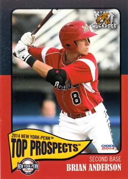 2014 Choice New York-Penn League Top Prospects #5 Brian Anderson Front