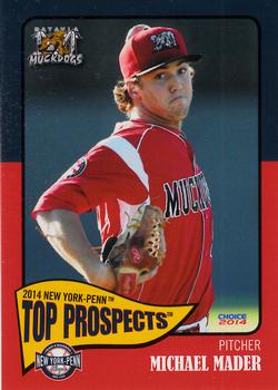 2014 Choice New York-Penn League Top Prospects #6 Michael Mader Front