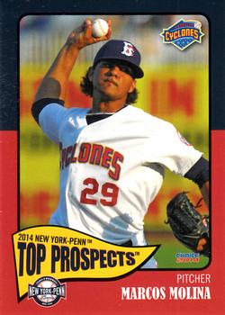 2014 Choice New York-Penn League Top Prospects #7 Marcos Molina Front